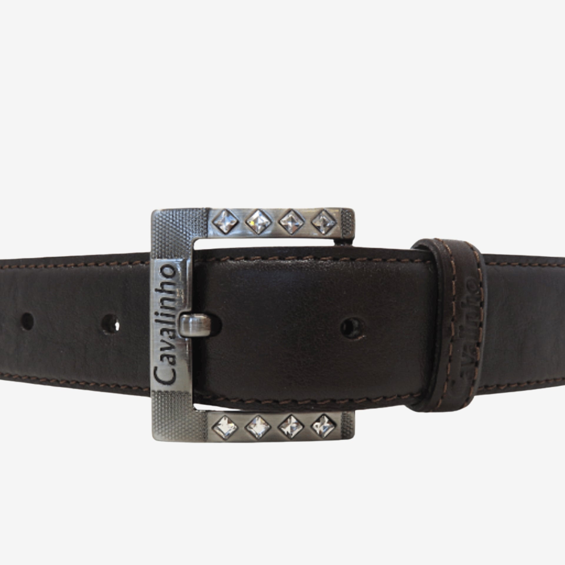 Cavalinho Classic Leather Belt for Women SKU 58010905.02.S #color_brown / brun / marrom