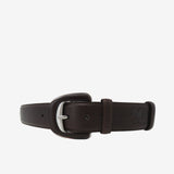 Cavalinho Classic Brown Smooth Leather Belt for Women with Silver Buckle SKU 58010906.02 #color_brown