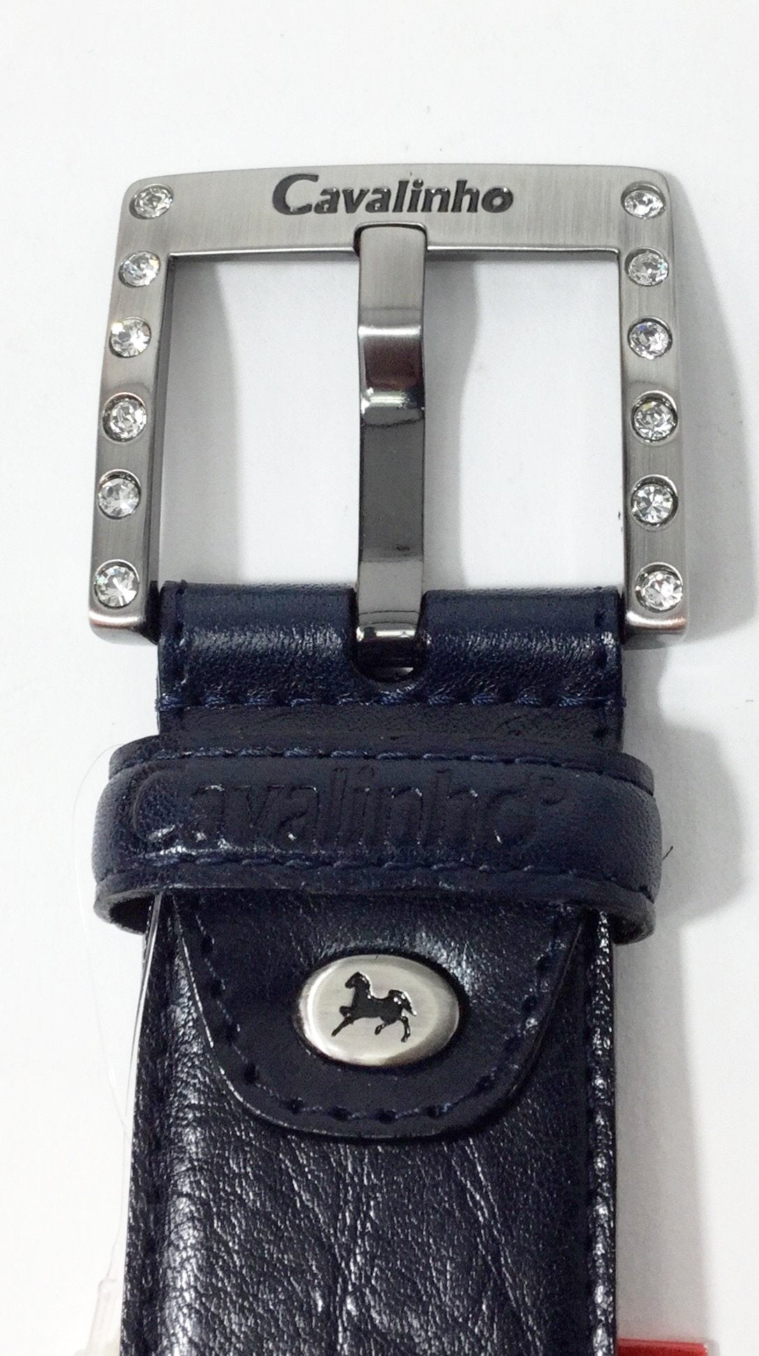 #color_ Black Gold | Cavalinho Classic Leather Belt - Black Gold - 58010908Navy1