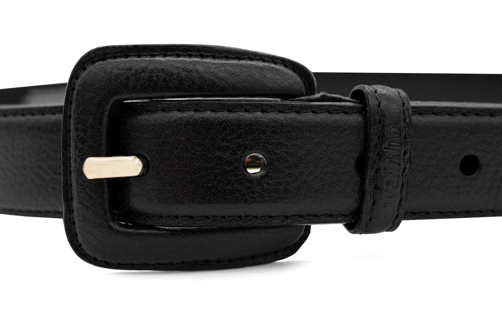 Cavalinho Classic Leather Belt - Black Gold - 58010914.01_2