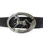Cavalinho Formal Leather Belt - Black Silver - 58010915blacksilver1