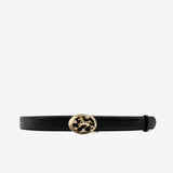 Cavalinho Cavalo Lusitano Black Leather Belt for Women SKU 58010917.01 #color_black