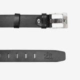 Cavalinho Gentleman Black Leather Belt for Men SKU 58020501.01 #color_black