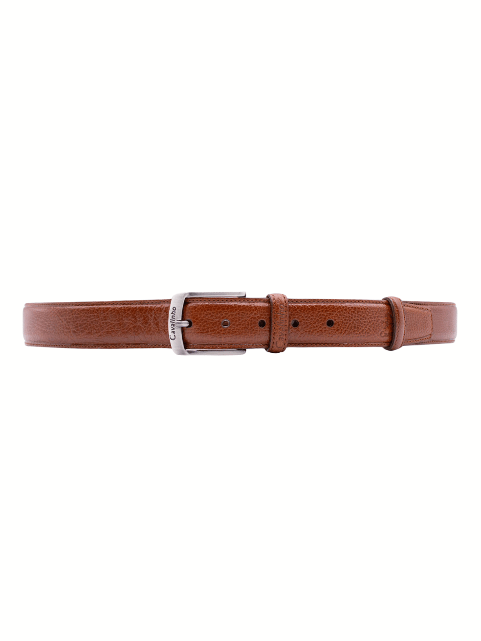 Cavalinho Classic Smooth Leather Belt for Men SKU 58020505.13 #color_saddlebrown