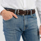 Cavalinho Classic Leather Belt - Brown Silver - 58020512.02LifeStyle_1