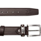 Cavalinho Classic Leather Belt - Brown Silver - 58020512.02_3