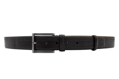 Cavalinho Classic Leather Belt - Black Silver - 58020525.01_1