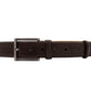 Cavalinho Classic Leather Belt - Brown Silver - 58020525.02_1