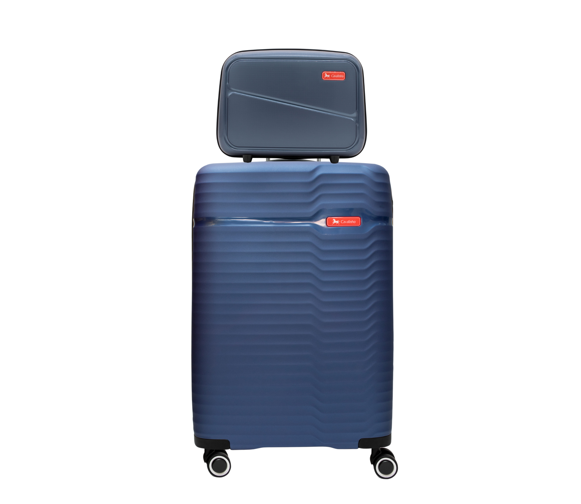 #color_ SteelBlue | Cavalinho Canada & USA 2 Piece Hardside Luggage Set (14" & 24") - SteelBlue - 68010003.0303.S1424._1