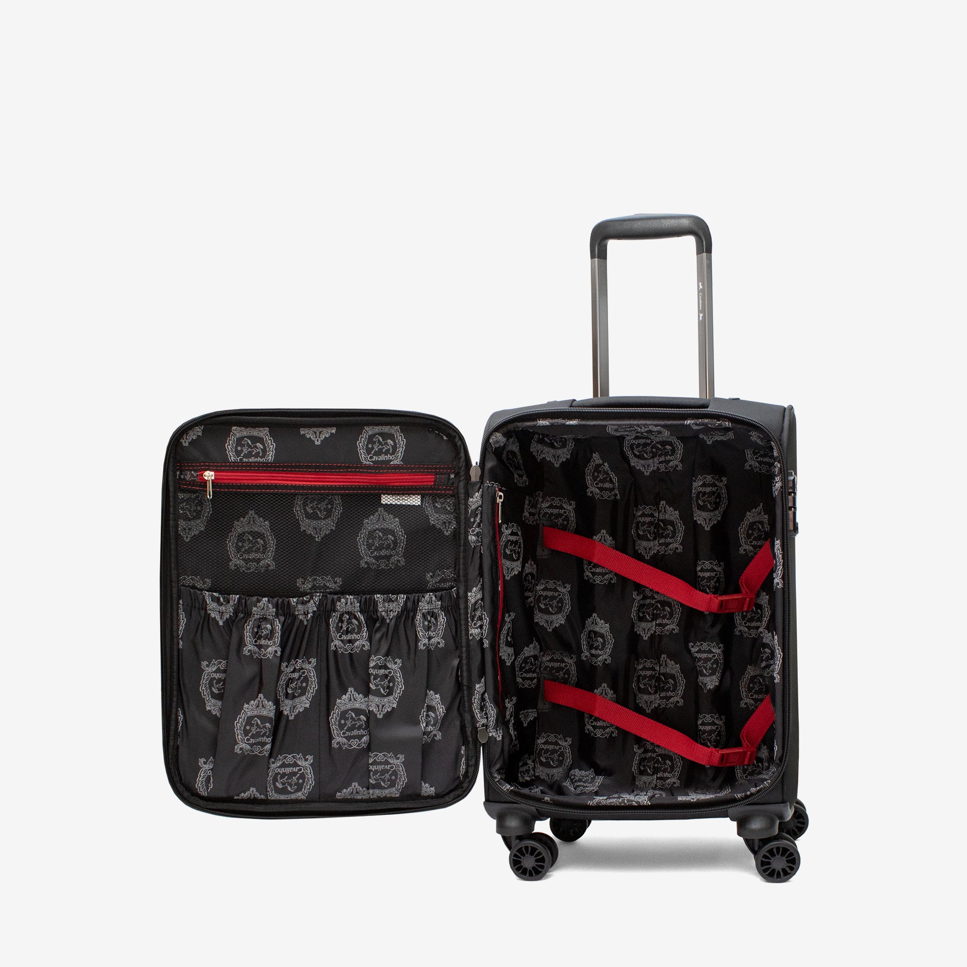 Cavalinho 19" Carry-on Softside Cabin Luggage SKU 68020003.01.19 #color_black