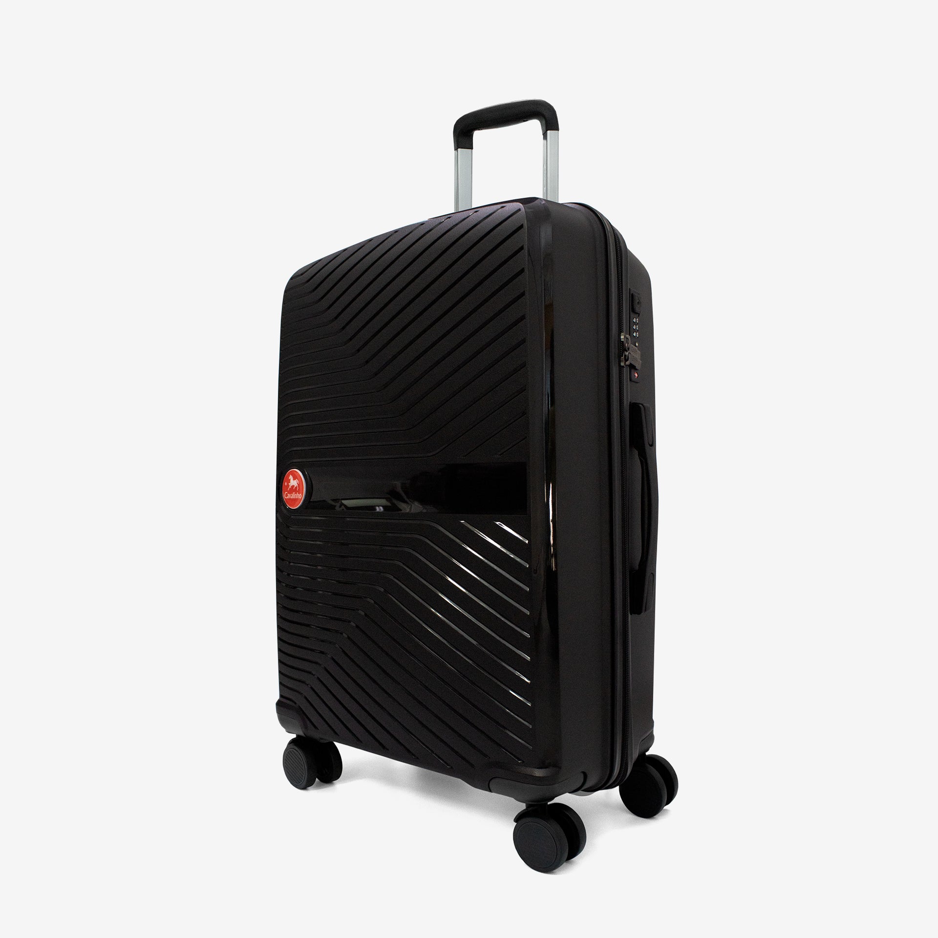 Cavalinho Colorful Check-in Hardside Luggage (24") SKU 68020004.01.24 #color_Black