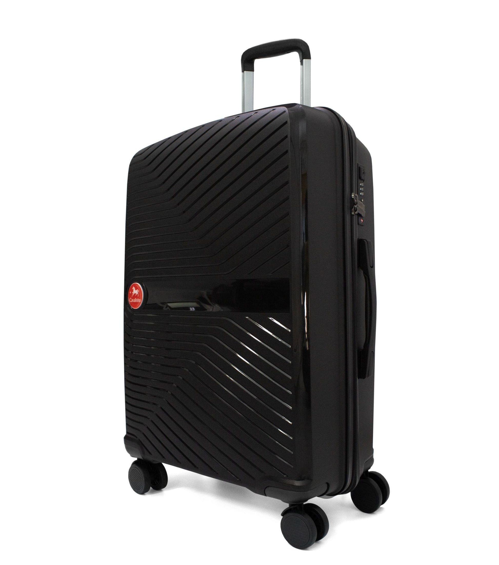 Cavalinho Colorful Check-in Hardside Luggage (24") - 24 inch Black - 68020004.01.24_2
