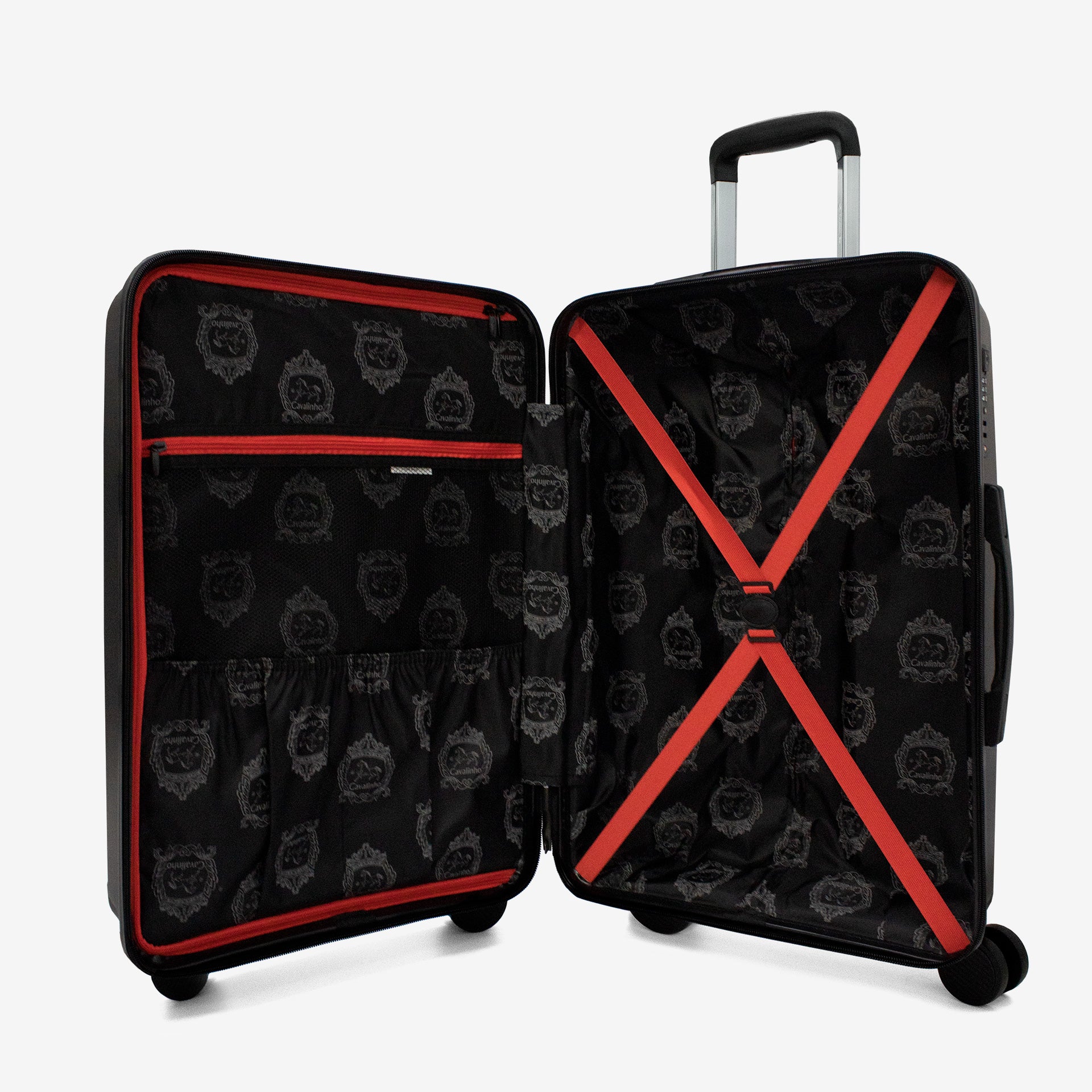 Cavalinho Colorful Check-in Hardside Luggage (24") SKU 68020004.01.24 #color_Black