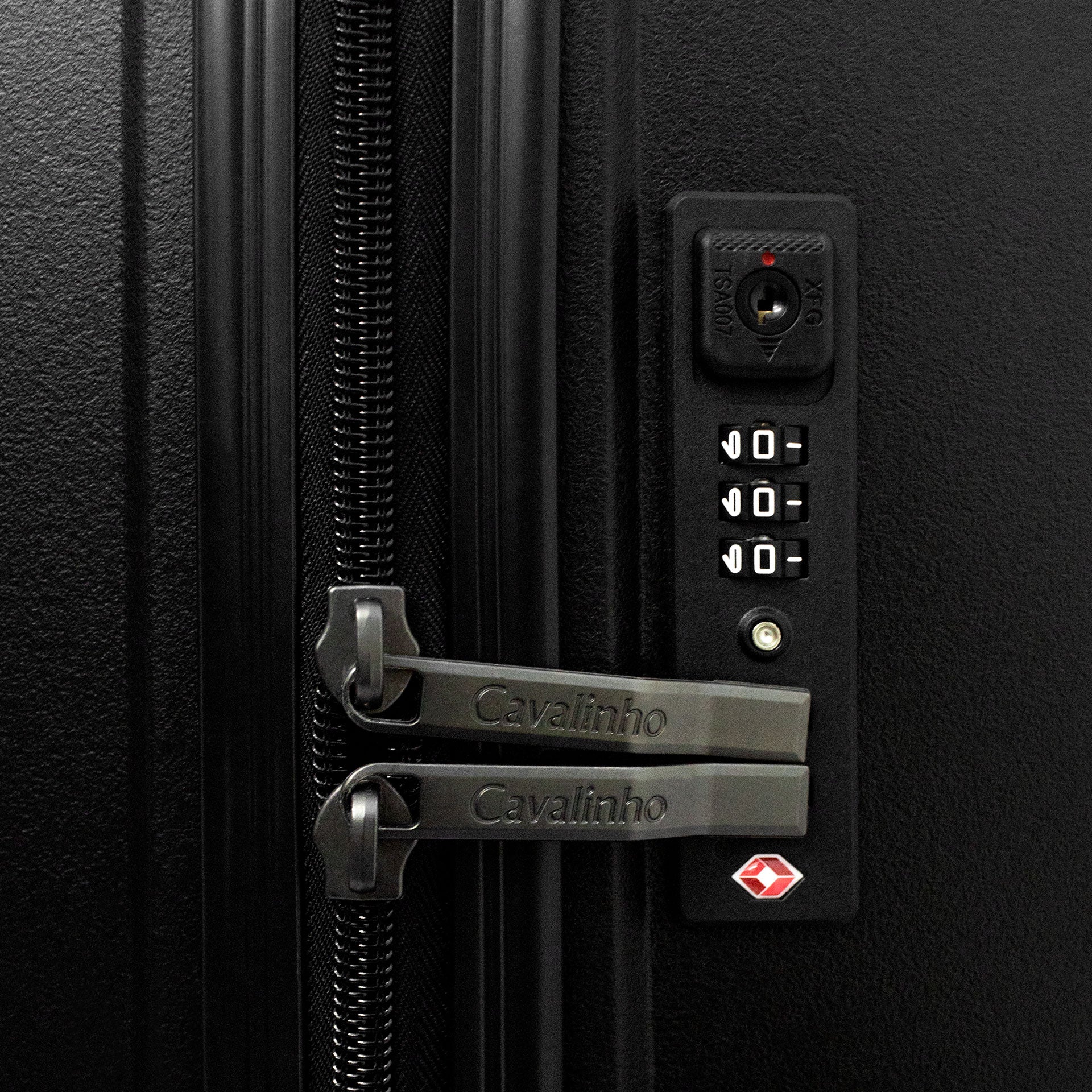 Cavalinho Colorful Check-in Hardside Luggage (28") SKU 68020004.01.28 #color_Black