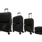 #color_ Black | Cavalinho Canada & USA 4 Piece Set of Colorful Hardside Luggage (15", 19", 24", 28") - Black - 68020004.01.S4_2