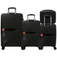 #color_ Black | Cavalinho Canada & USA 4 Piece Set of Colorful Hardside Luggage (15", 19", 24", 28") - Black - 68020004.01.S4_3