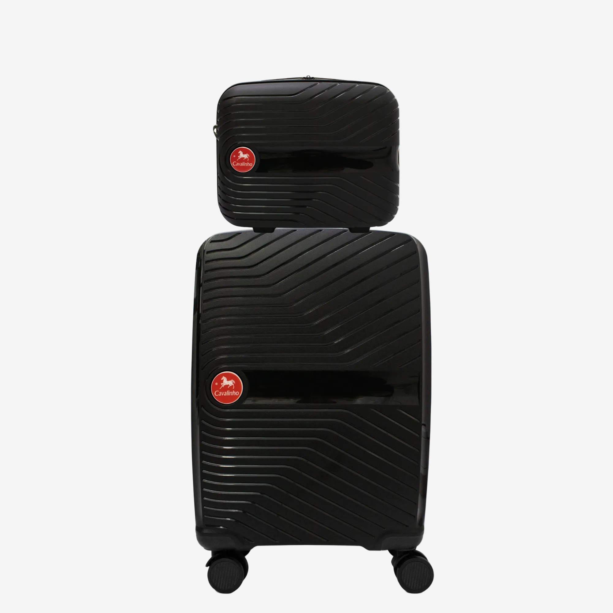 Cavalinho Canada & USA Colorful 2 Piece Luggage Set (15" & 19") 68020004 #color_black, navy, red, beige, lightyellow, green, grey, pink, orange, lilac, ocean blue, pastel blue, forest green
