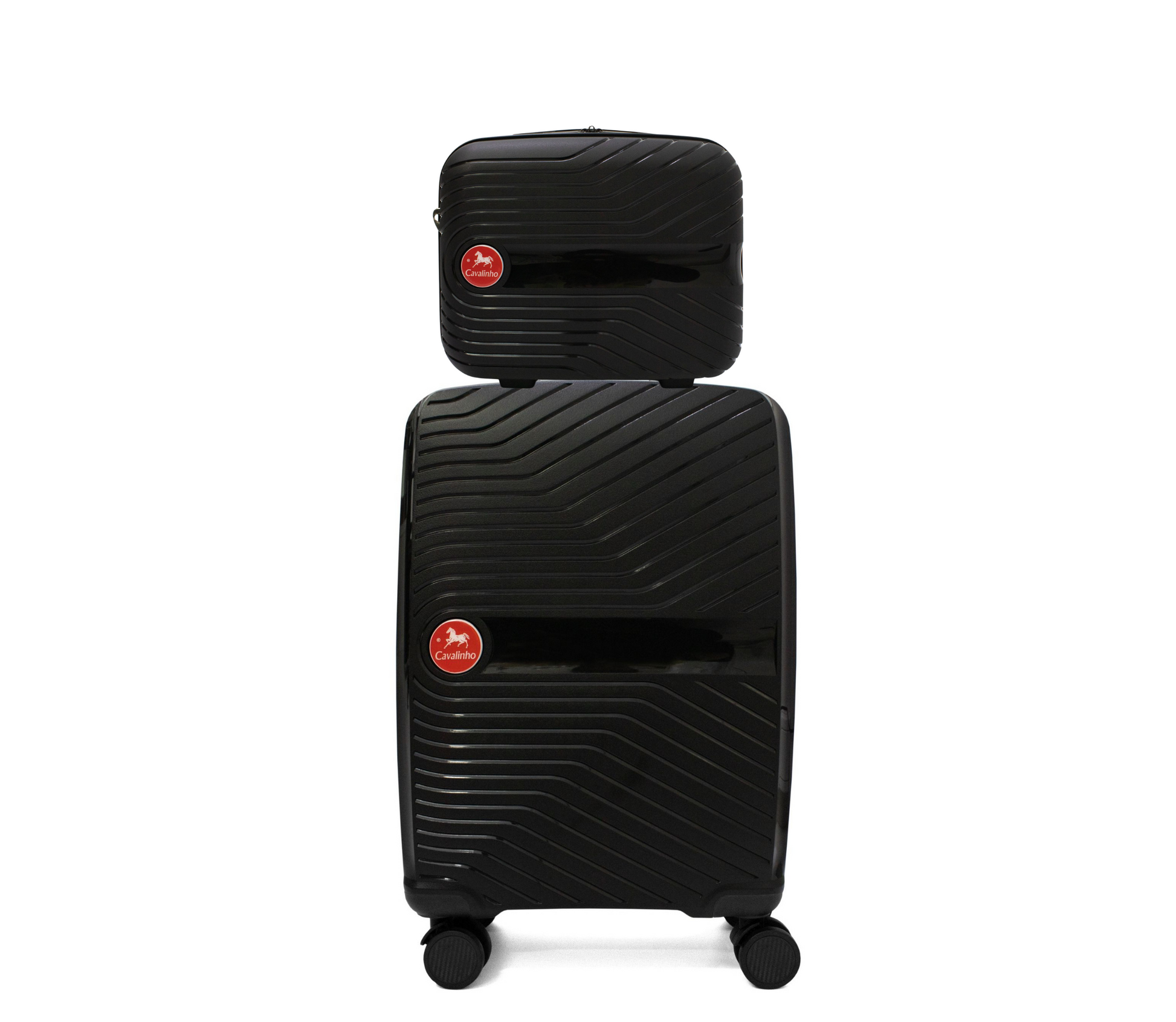 Cavalinho Canada & USA Colorful 2 Piece Luggage Set (15" & 19") - Black Black - 68020004.0101.S1519._1