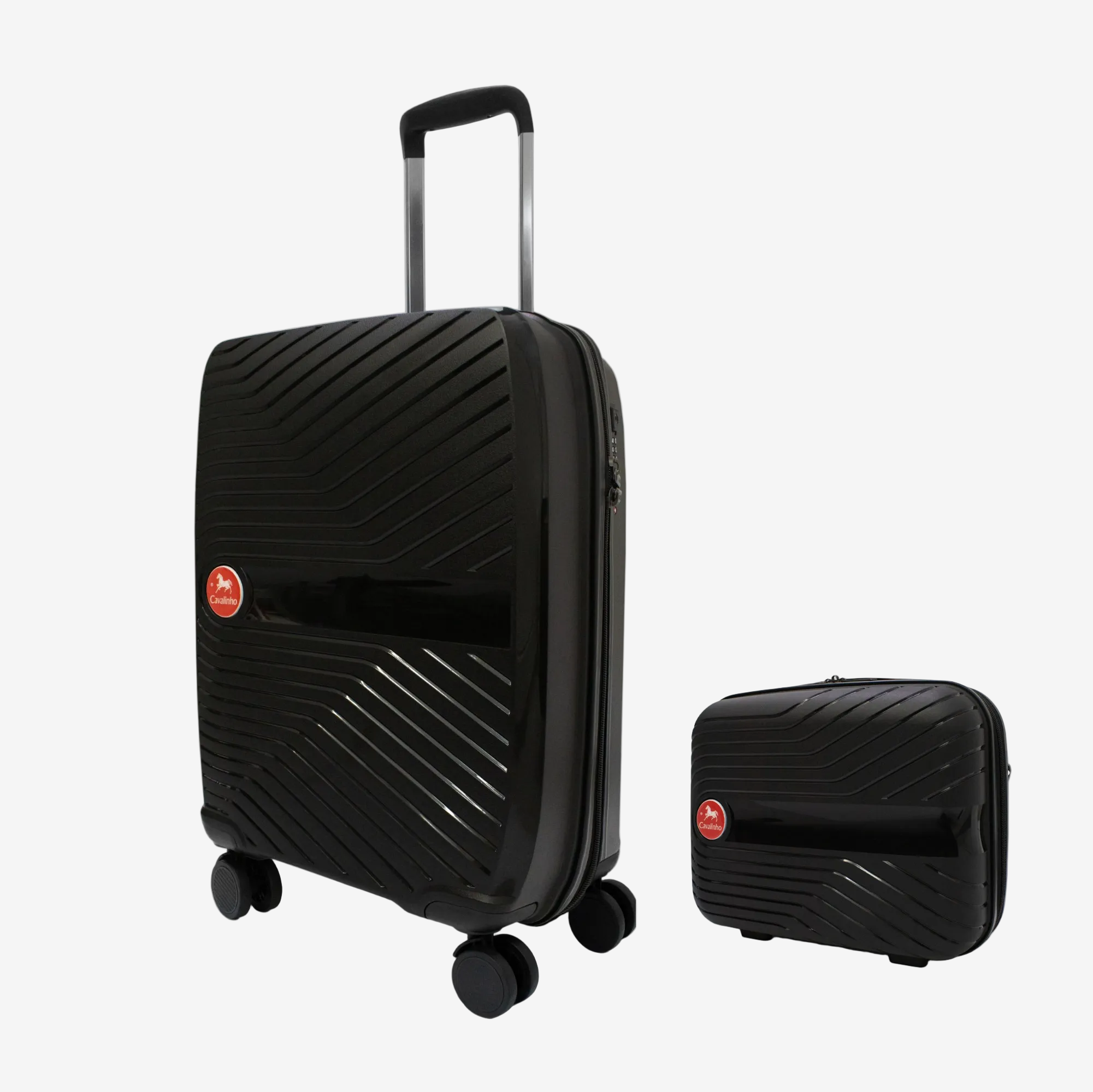 Cavalinho Canada & USA Colorful 2 Piece Luggage Set (15" & 19") 68020004 #color_black, navy, red, beige, lightyellow, green, grey, pink, orange, lilac, ocean blue, pastel blue, forest green