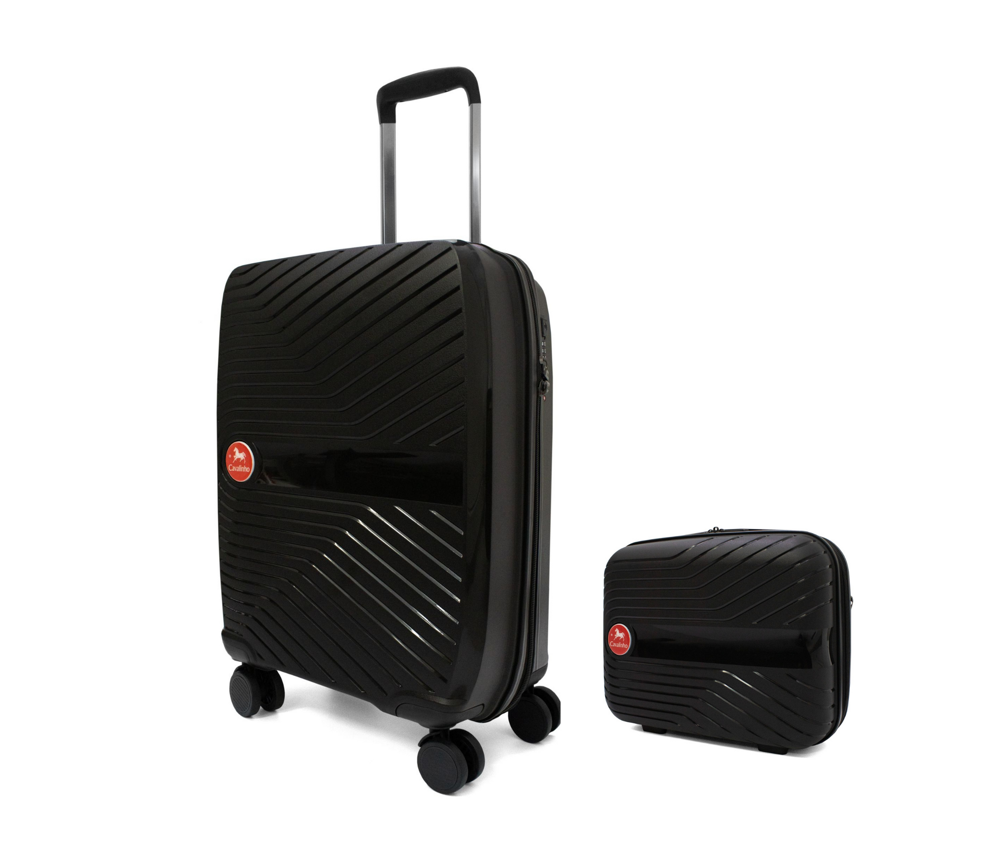Cavalinho Canada & USA Colorful 2 Piece Luggage Set (15" & 19") - Black Black - 68020004.0101.S1519._3