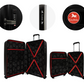 Cavalinho Colorful 2 Piece Luggage Set (19" & 28") - Black Black - 68020004.0101.S1928._4