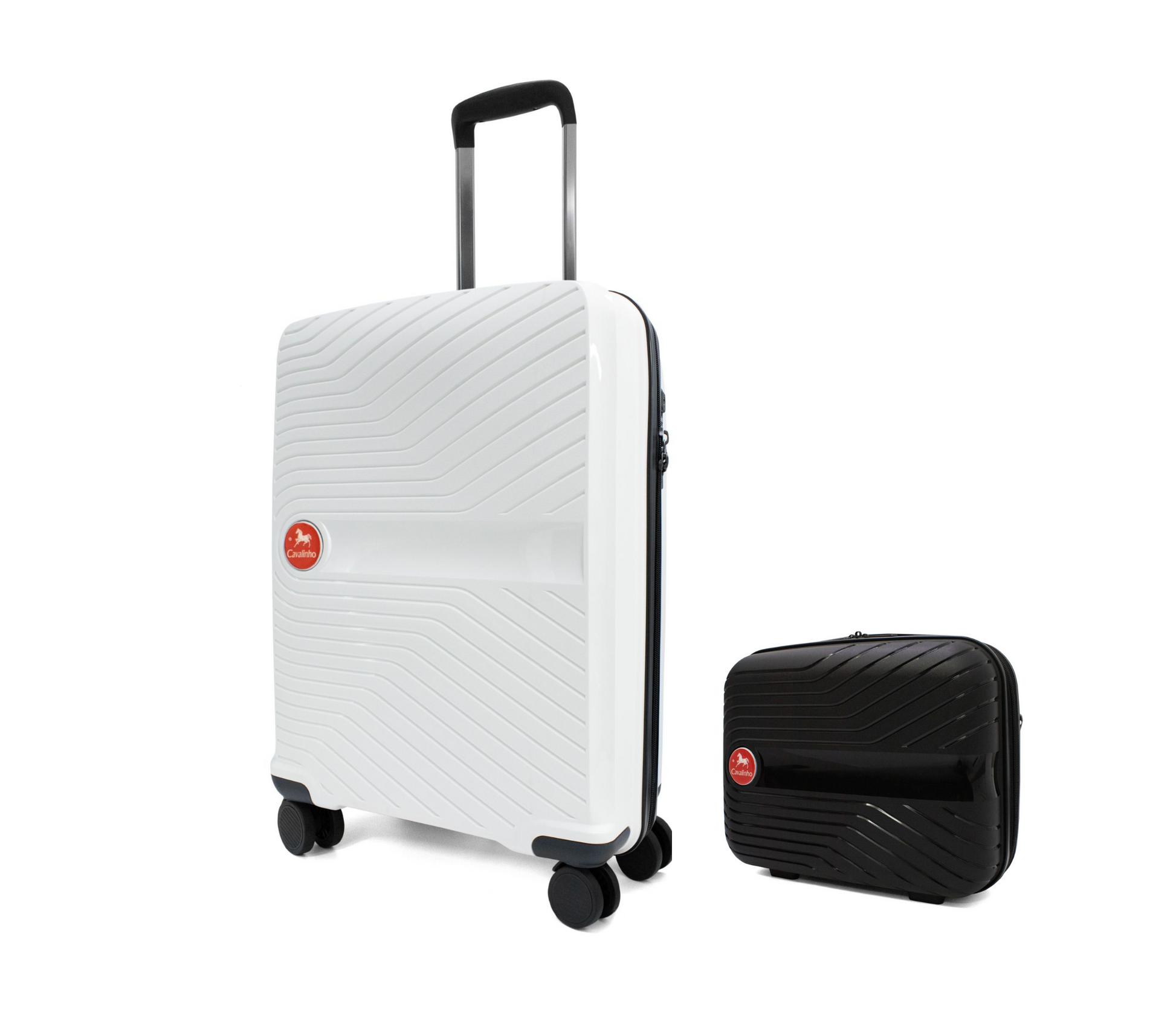 Cavalinho Canada & USA Colorful 2 Piece Luggage Set (15" & 19") - Black White - 68020004.0106.S1519._3
