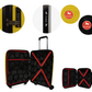Cavalinho Colorful 2 Piece Luggage Set (15" & 19") - Black Yellow - 68020004.0108.S1519._4