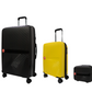 Cavalinho Colorful 3 Piece Luggage Set (15", 19" & 28") - Black Yellow Black - 68020004.010801.S151928._2