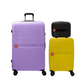 Cavalinho Colorful 3 Piece Luggage Set (15", 19" & 28") - Black Yellow Lilac - 68020004.010839.S151928._1
