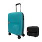Cavalinho Colorful 2 Piece Luggage Set (15" & 19") - Black DarkTurquoise - 68020004.0125.S1519._3
