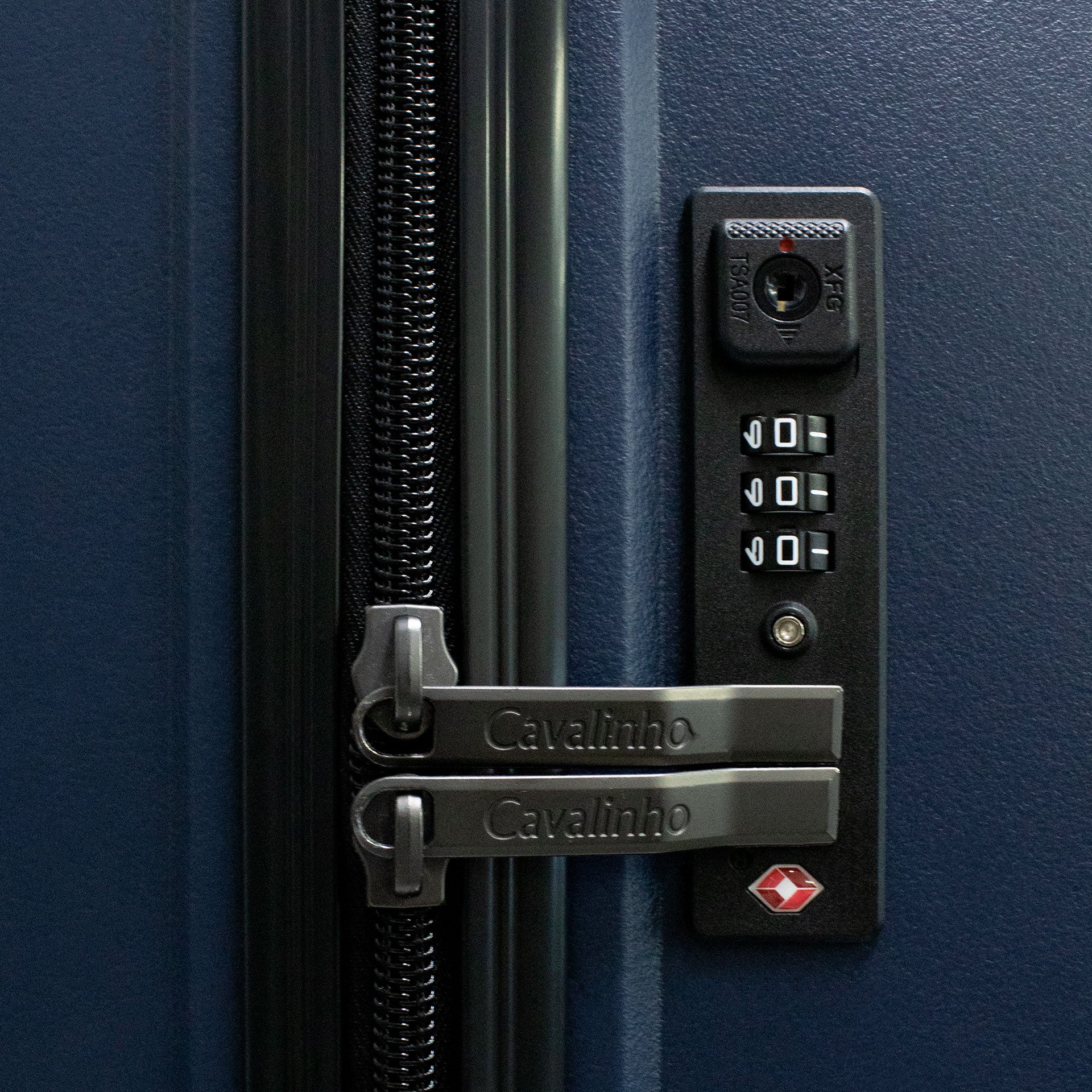 Cavalinho Colorful Check-in Hardside Luggage (24") SKU 68020004.03.24 #color_Navy