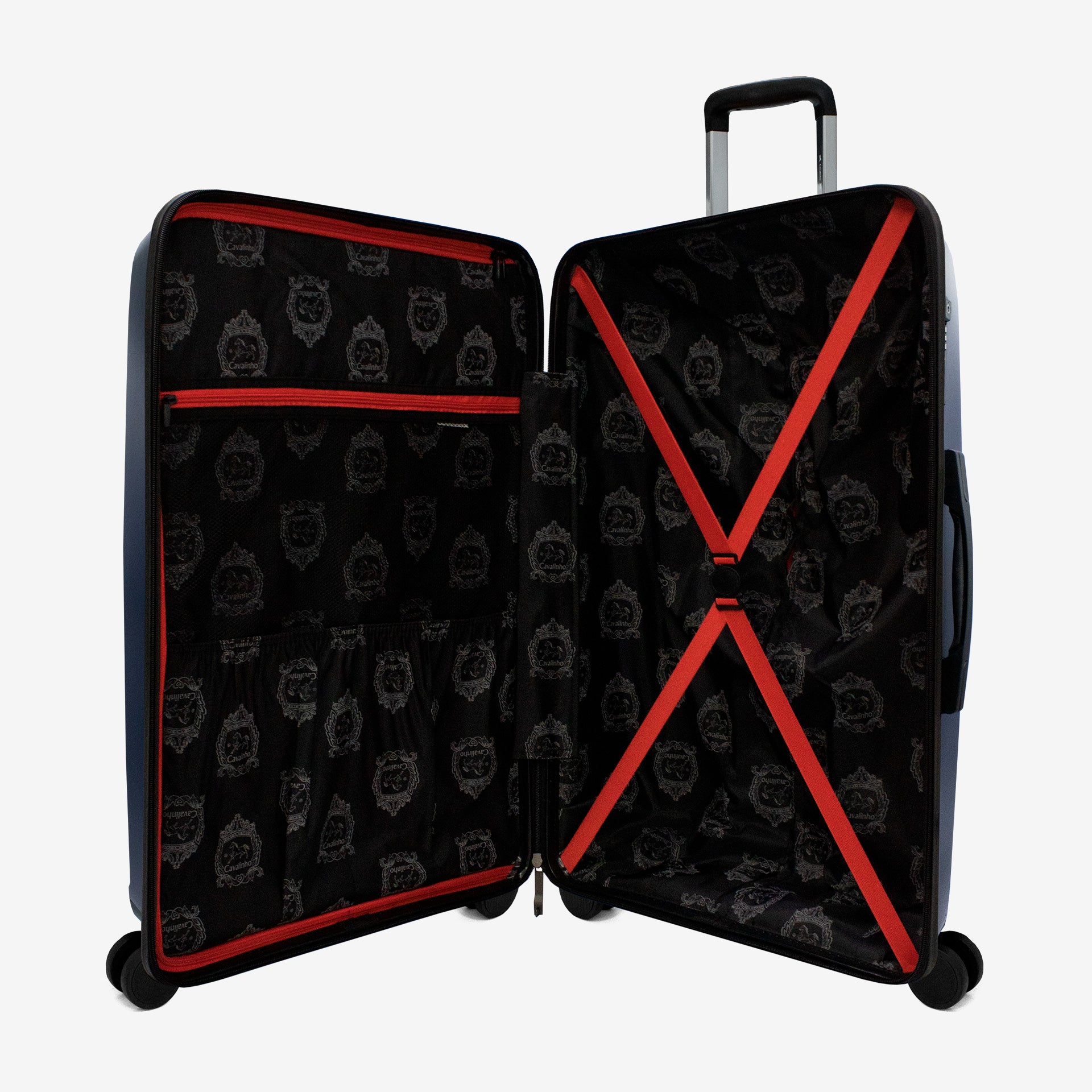 Cavalinho Colorful Check-in Hardside Luggage (28") SKU 68020004.03.28 #color_Navy