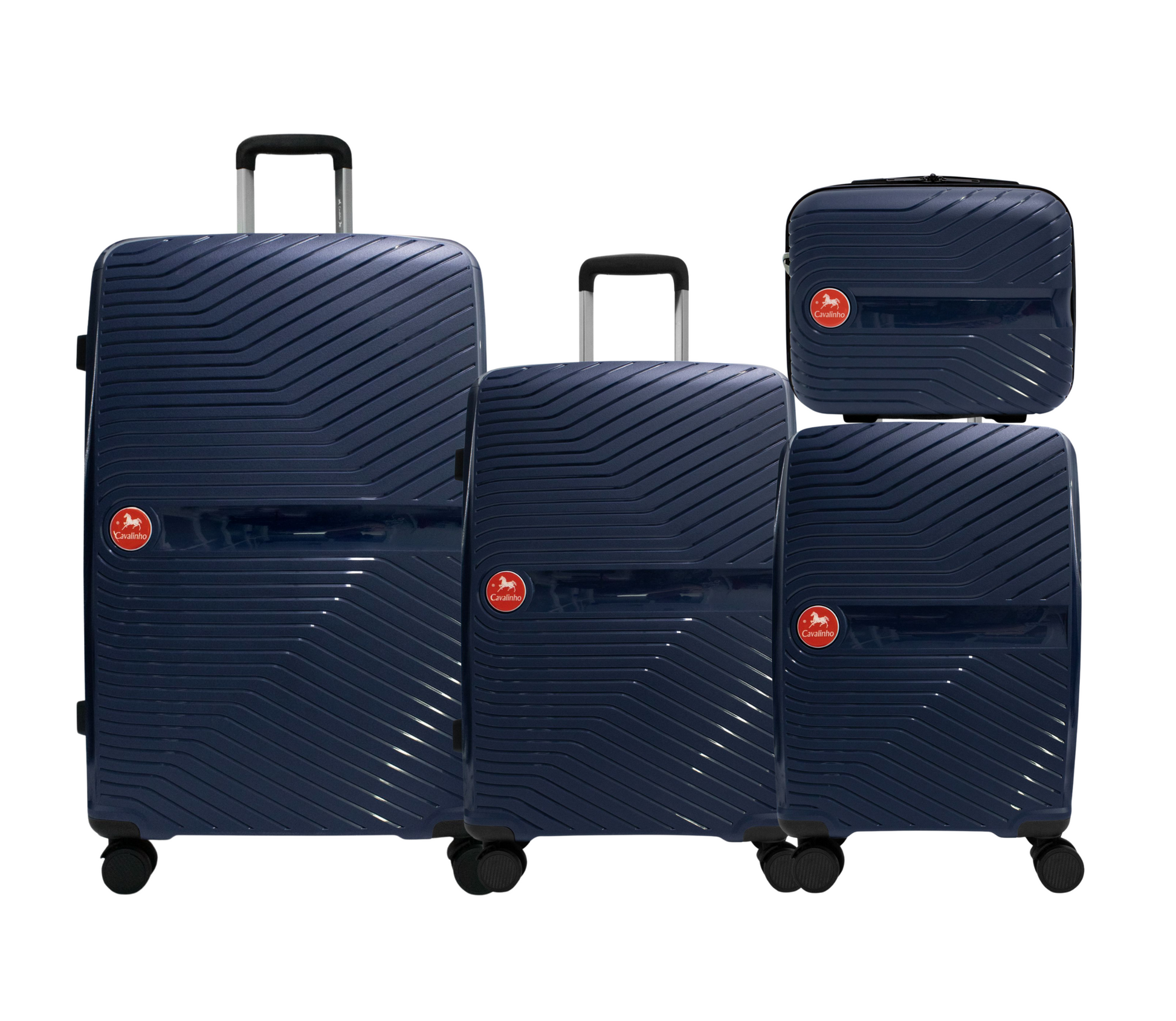 Cavalinho Canada & USA 4 Piece Set of Colorful Hardside Luggage (15", 19", 24", 28") - Navy - 68020004.03.S4_1