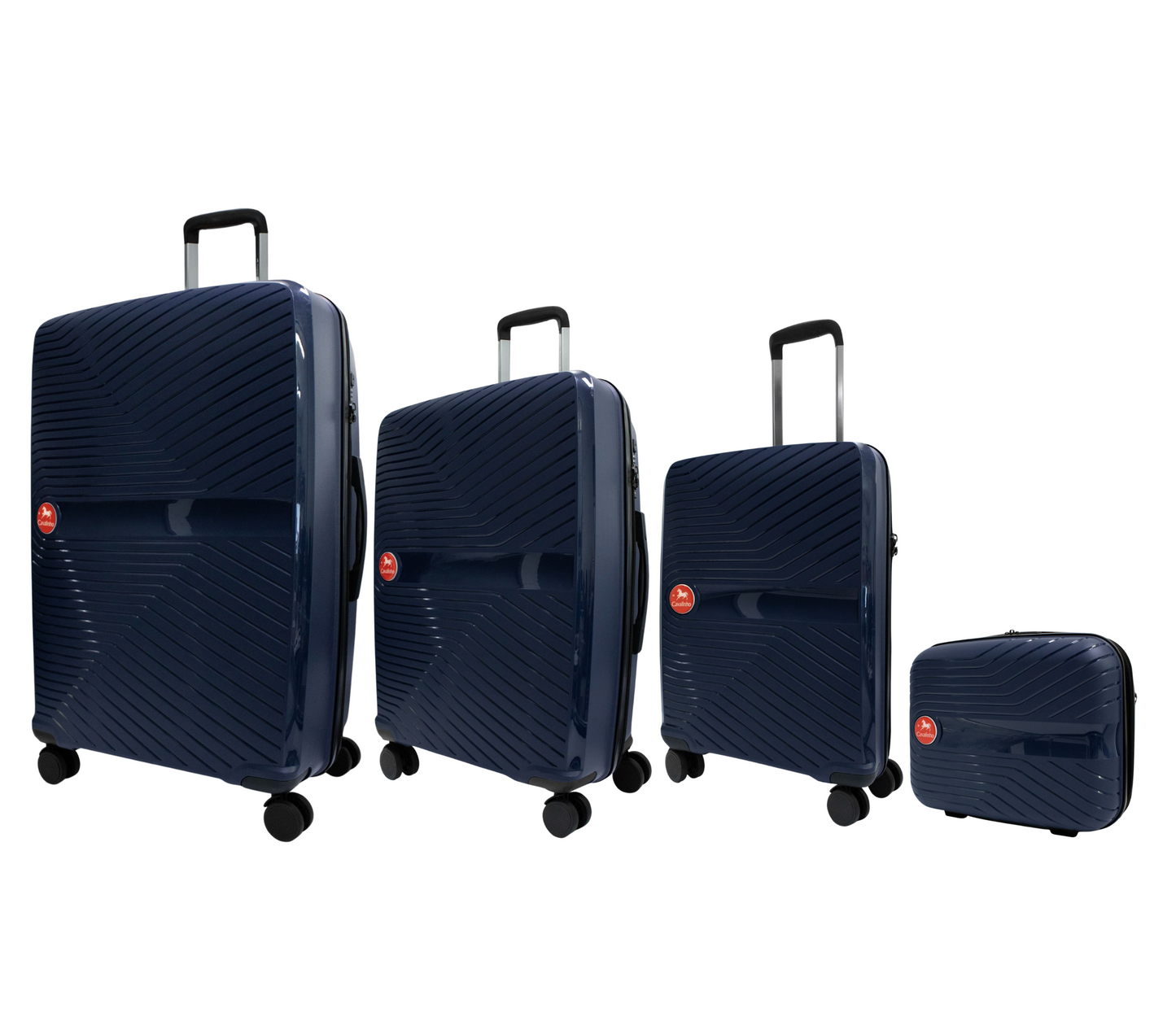 #color_ Navy | Cavalinho Canada & USA 4 Piece Set of Colorful Hardside Luggage (15", 19", 24", 28") - Navy - 68020004.03.S4_2