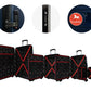Cavalinho Canada & USA 4 Piece Set of Colorful Hardside Luggage (15", 19", 24", 28") - Navy - 68020004.03.S4_4