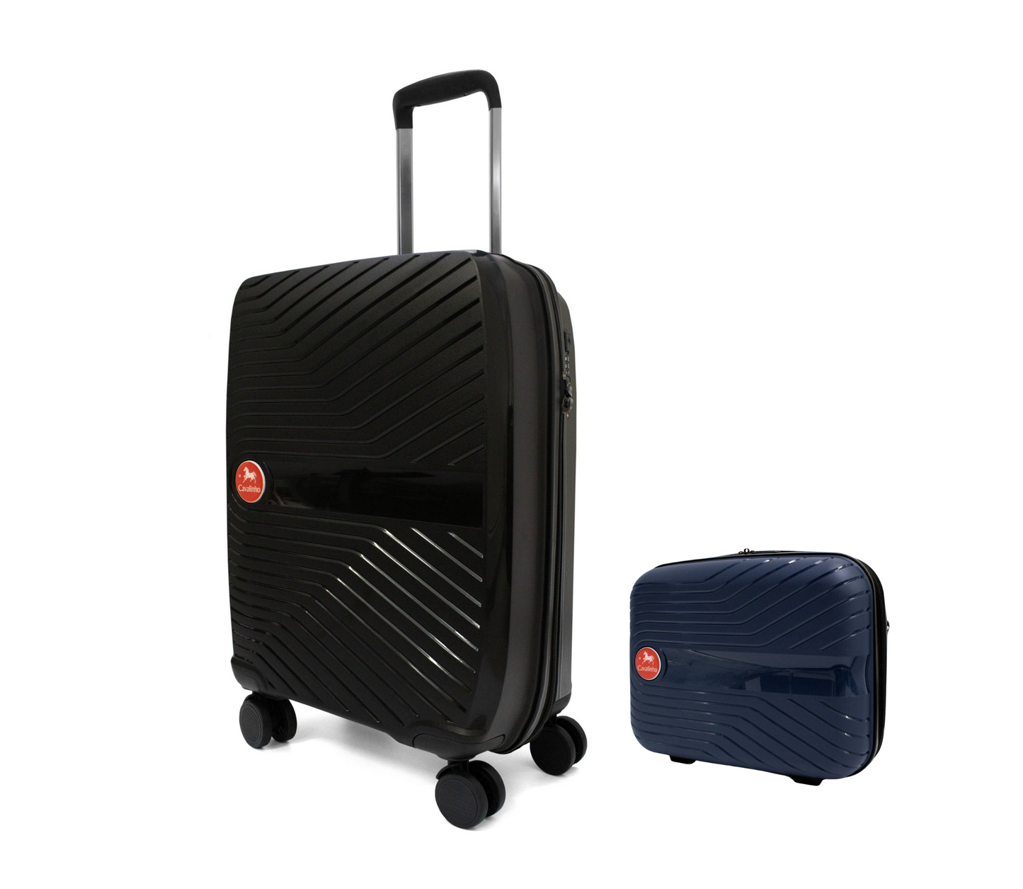 Cavalinho Canada & USA Colorful 2 Piece Luggage Set (15" & 19") - Navy Black - 68020004.0301.S1519._3