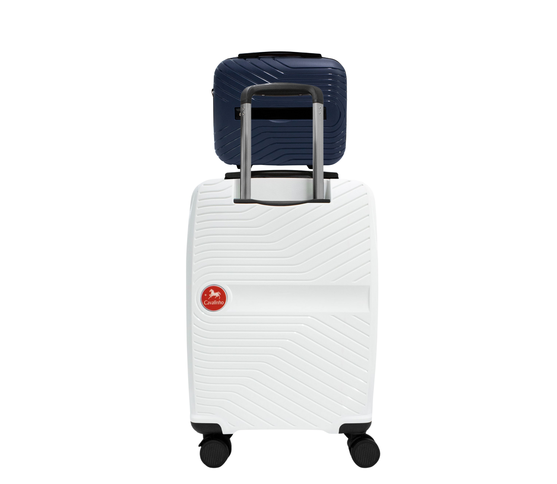 #color_ Navy White | Cavalinho Canada & USA Colorful 2 Piece Luggage Set (15" & 19") - Navy White - 68020004.0306.S1519._2