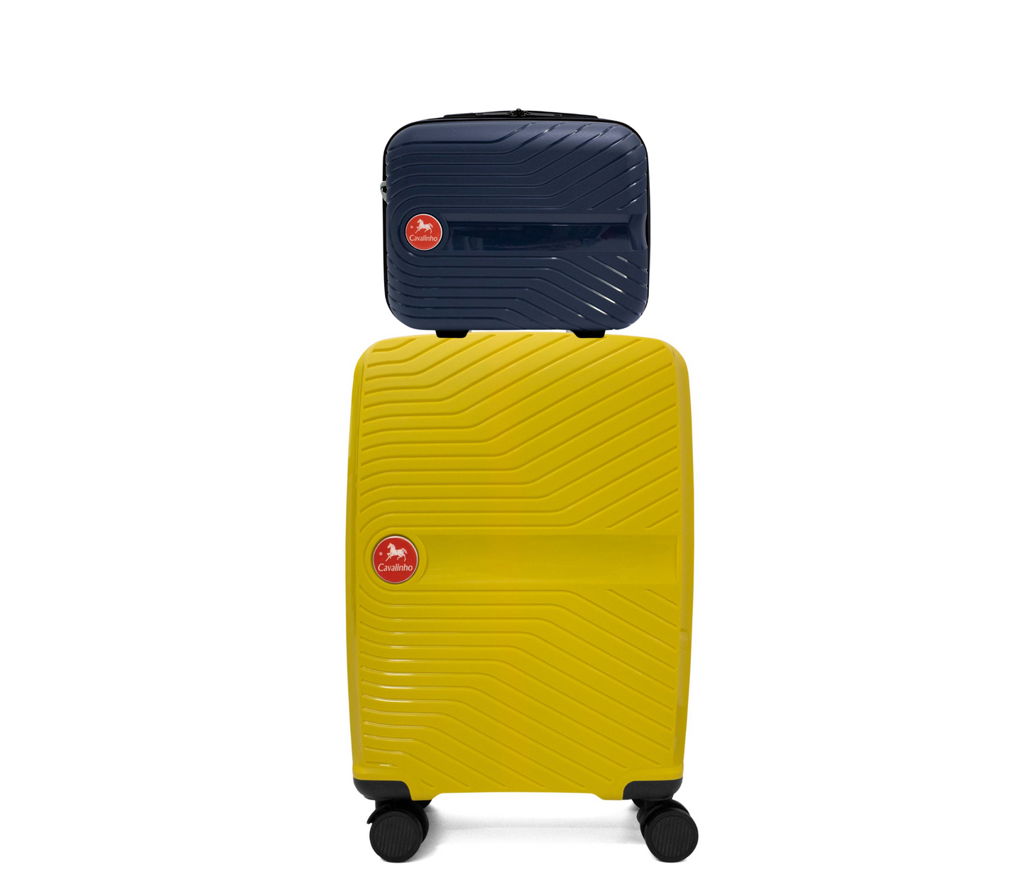 Cavalinho Canada & USA Colorful 2 Piece Luggage Set (15" & 19") - Navy Yellow - 68020004.0308.S1519._1