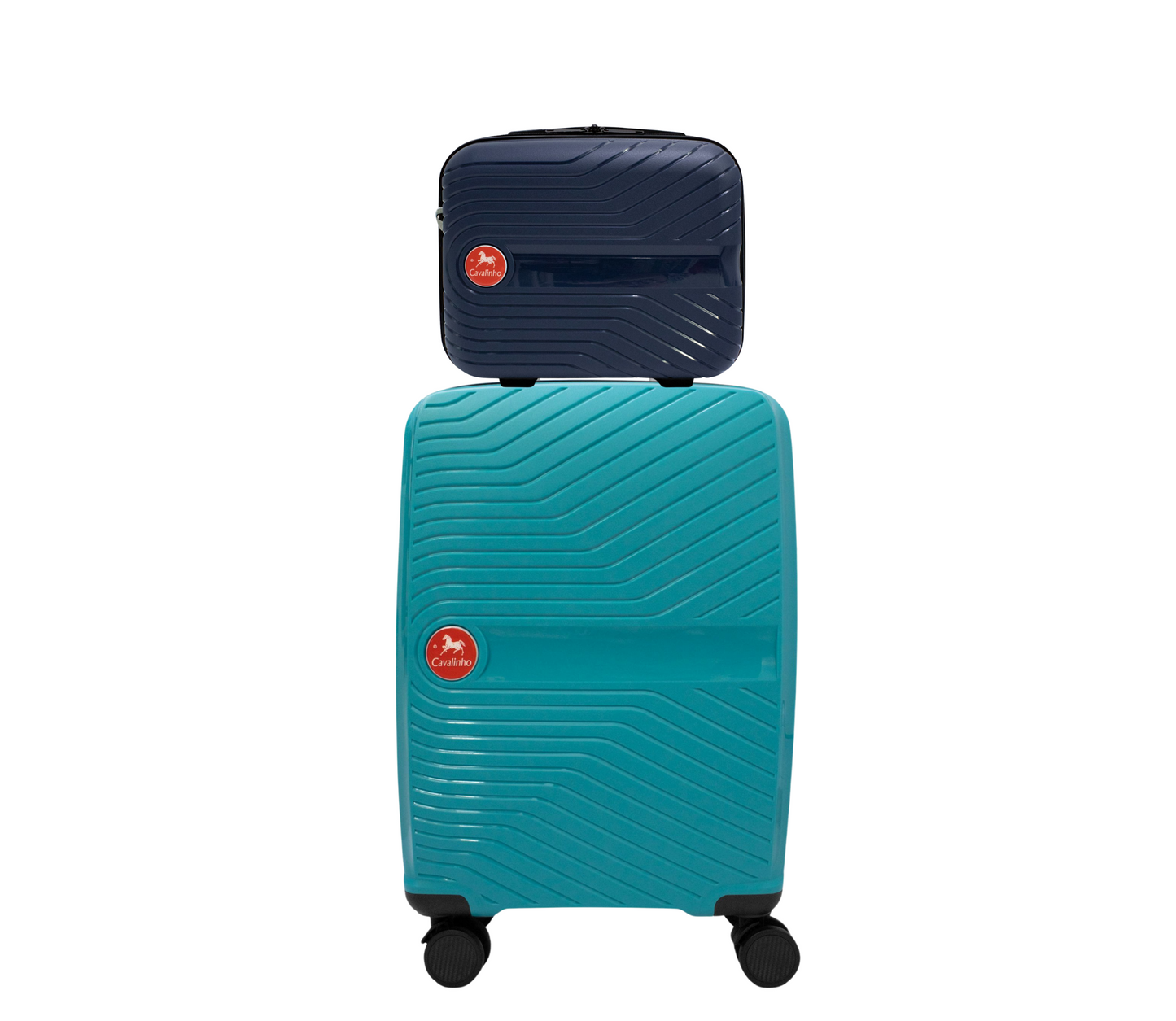 Cavalinho Canada & USA Colorful 2 Piece Luggage Set (15" & 19") - Navy DarkTurquoise - 68020004.0325.S1519._1