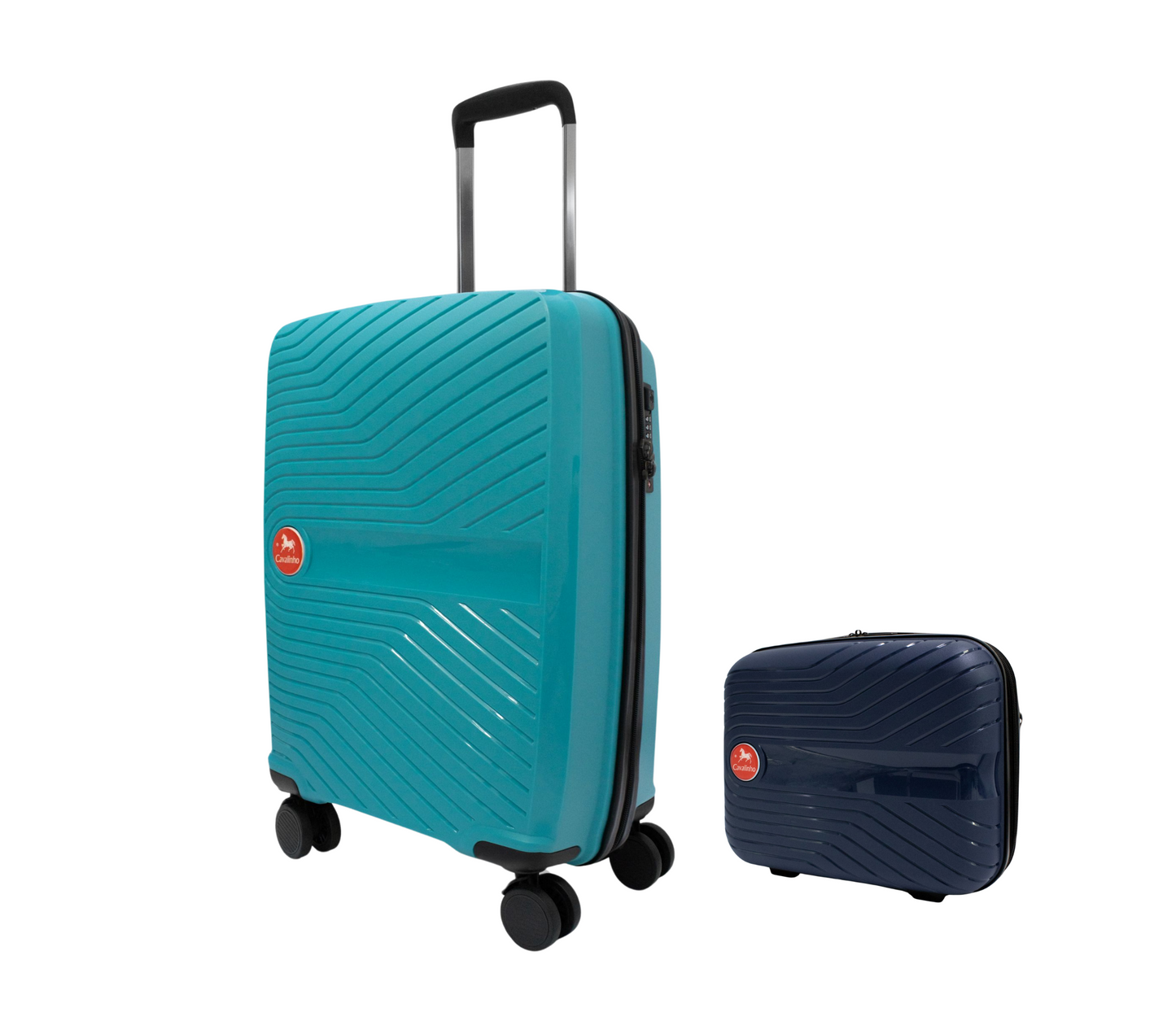 Cavalinho Canada & USA Colorful 2 Piece Luggage Set (15" & 19") - Navy DarkTurquoise - 68020004.0325.S1519._3