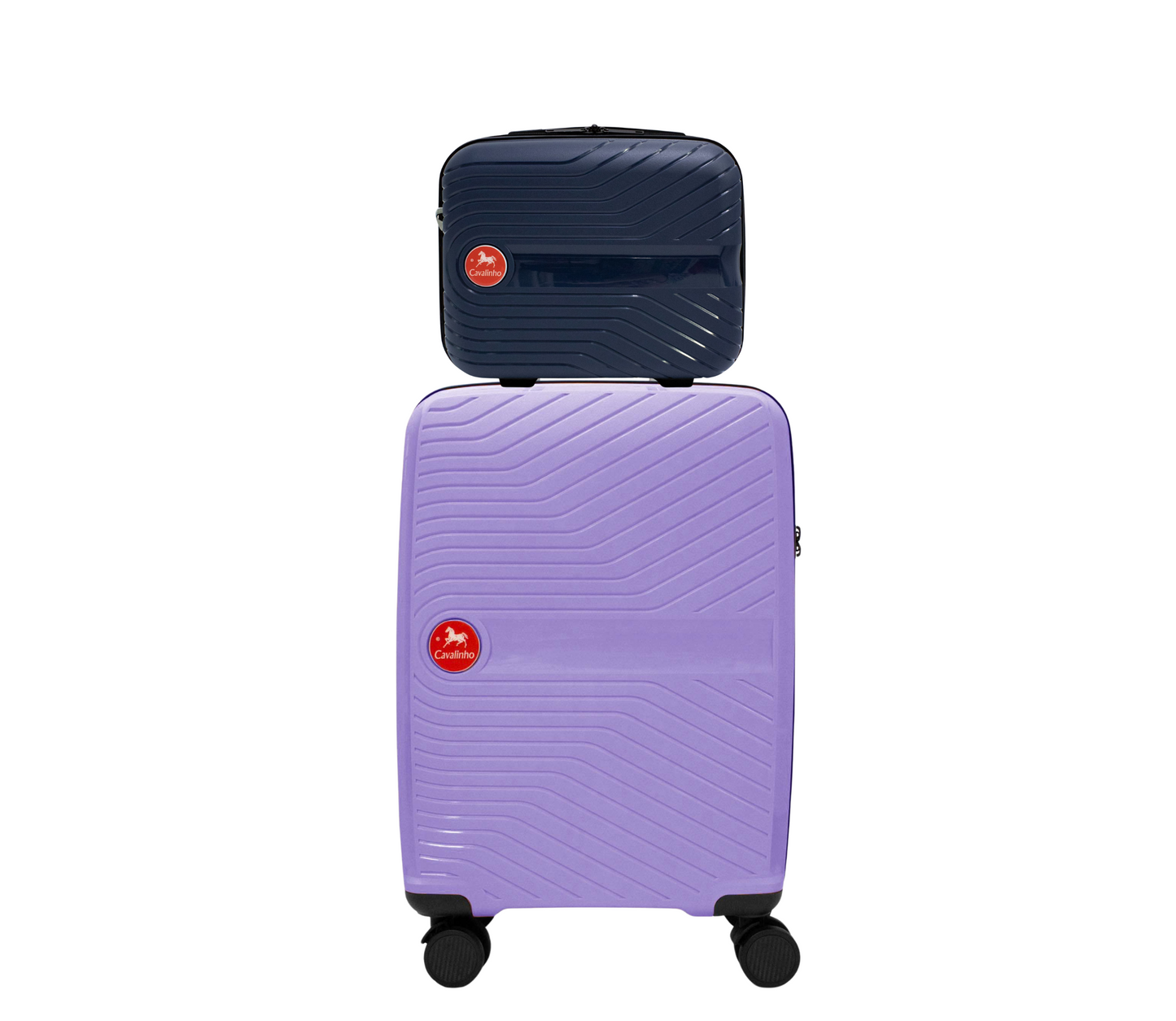 Cavalinho Canada & USA Colorful 2 Piece Luggage Set (15" & 19") - Navy Lilac - 68020004.0339.S1519._1