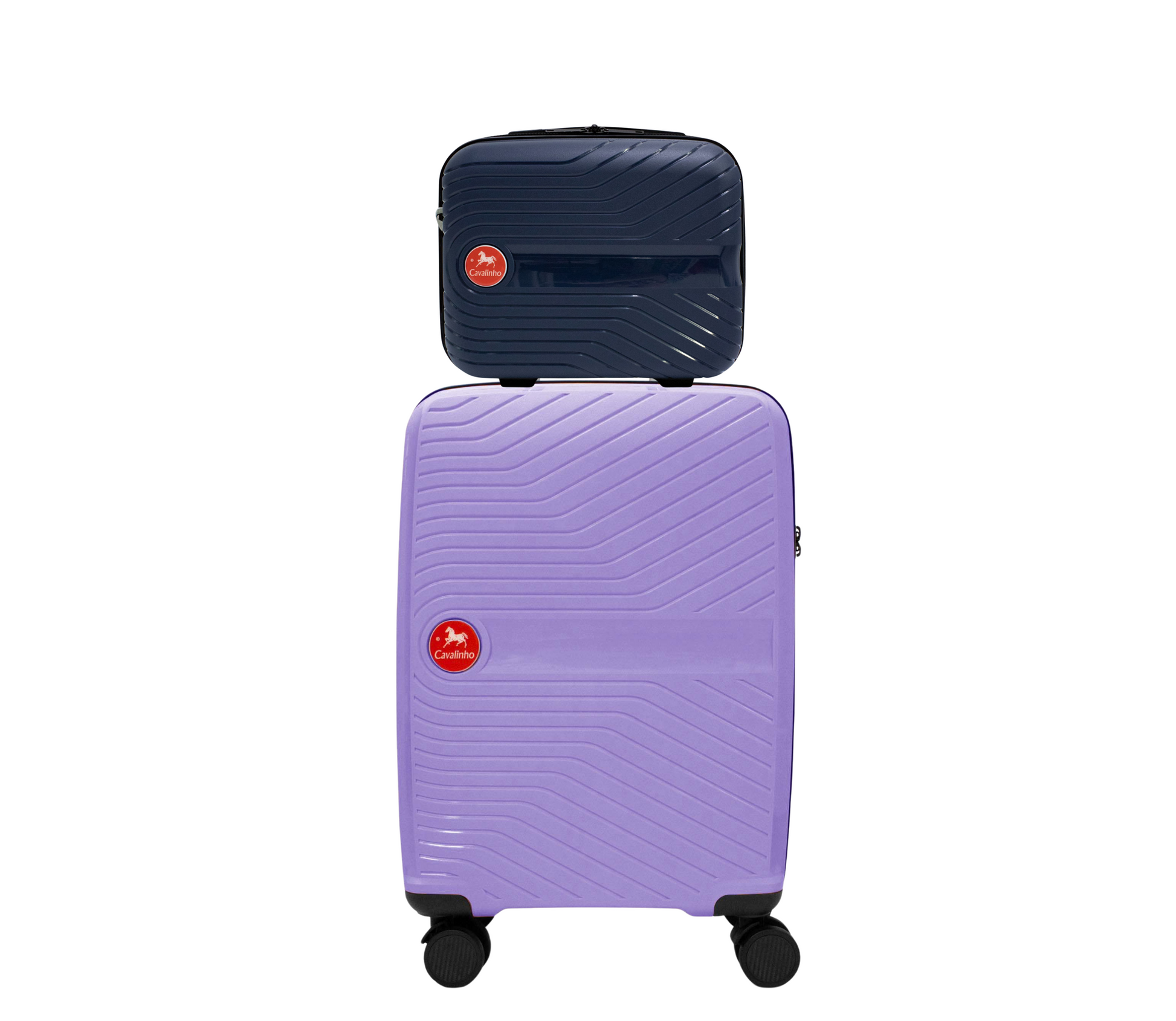 Cavalinho Colorful 2 Piece Luggage Set (15" & 19") - Navy Lilac - 68020004.0339.S1519._1