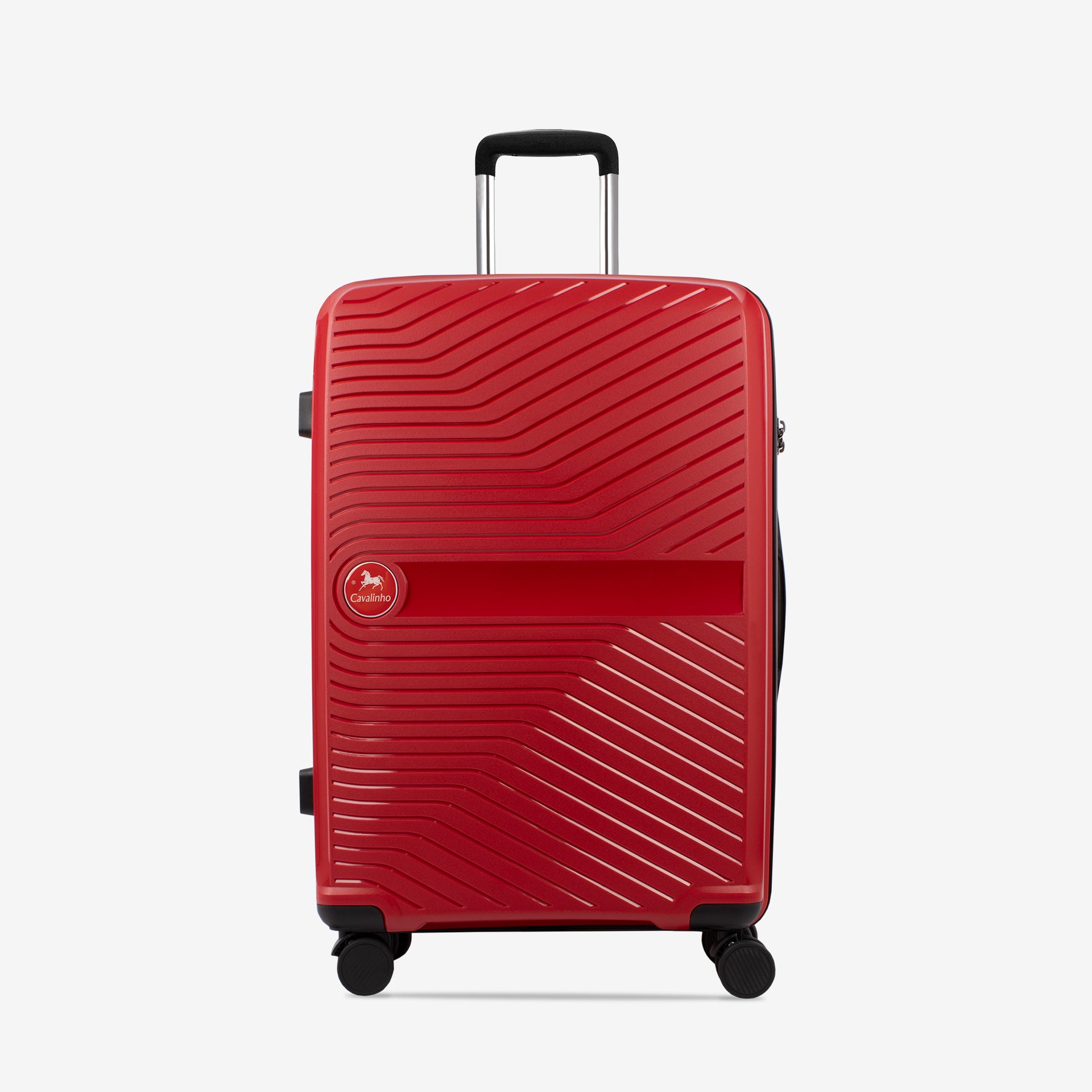 Cavalinho Colorful Red Check-in Hardside Luggage (24") SKU 68020004.04.24 #color_red