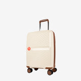 Cavalinho Colorful Beige Carry-on Hardside Luggage (19") SKU 68020004.05.19 #color_beige, bege