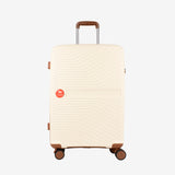 Cavalinho Colorful Beige Check-in Hardside Luggage (24") SKU 68020004.05.24 #color_beige, bege
