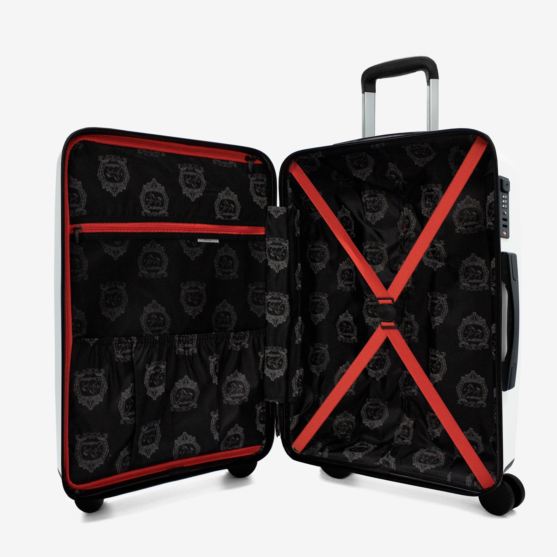 Cavalinho Colorful Check-in Hardside Luggage (24") SKU 68020004.06.24 #color_White