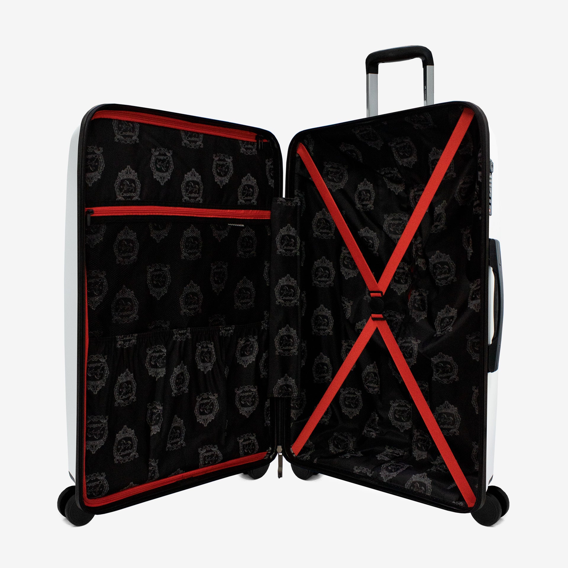 Cavalinho Colorful Check-in Hardside Luggage (28") SKU 68020004.06.28 #color_White