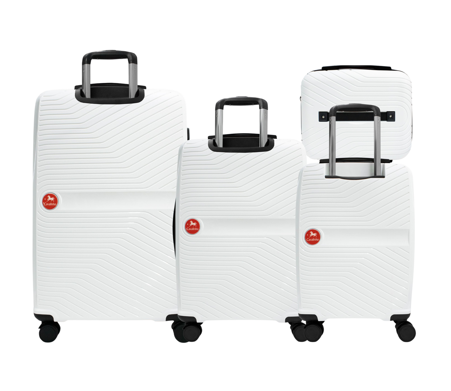 #color_ White | Cavalinho Canada & USA 4 Piece Set of Colorful Hardside Luggage (15", 19", 24", 28") - White - 68020004.06.S4_3