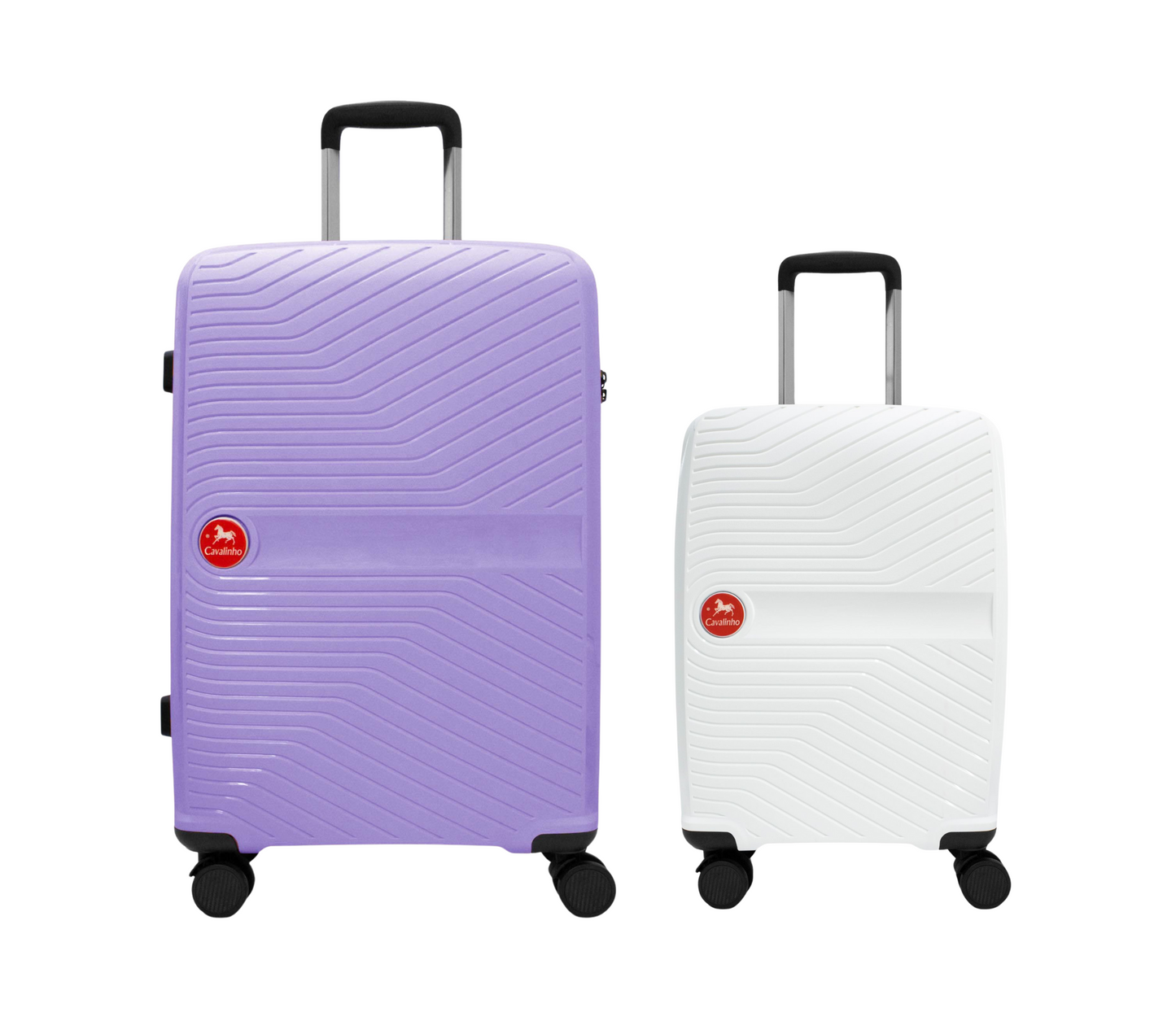 Cavalinho Colorful 2 Piece Luggage Set (19" & 28") - White Lilac - 68020004.0639.S1928._1