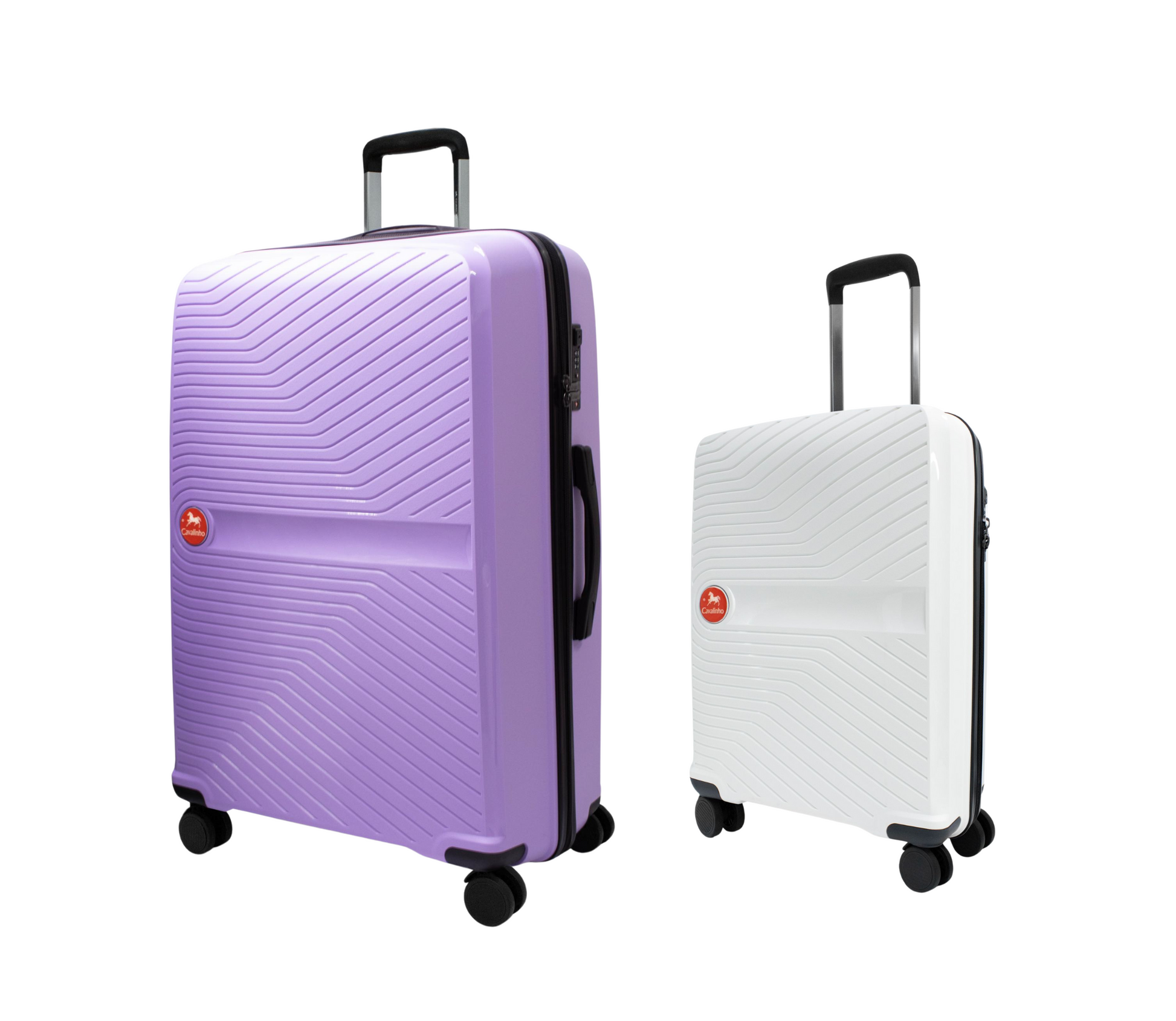 Cavalinho Colorful 2 Piece Luggage Set (19" & 28") - White Lilac - 68020004.0639.S1928._2_2
